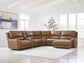 DeepWakes 6-Piece Power Reclining Sectional with Chaise Signature Design by Ashley®