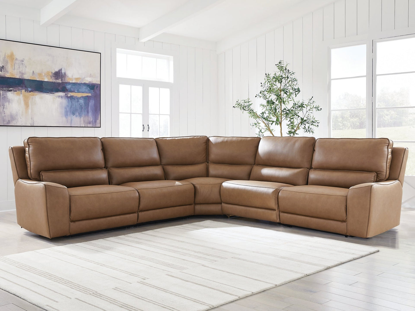 DeepWakes 5-Piece Power Reclining Sectional Signature Design by Ashley®