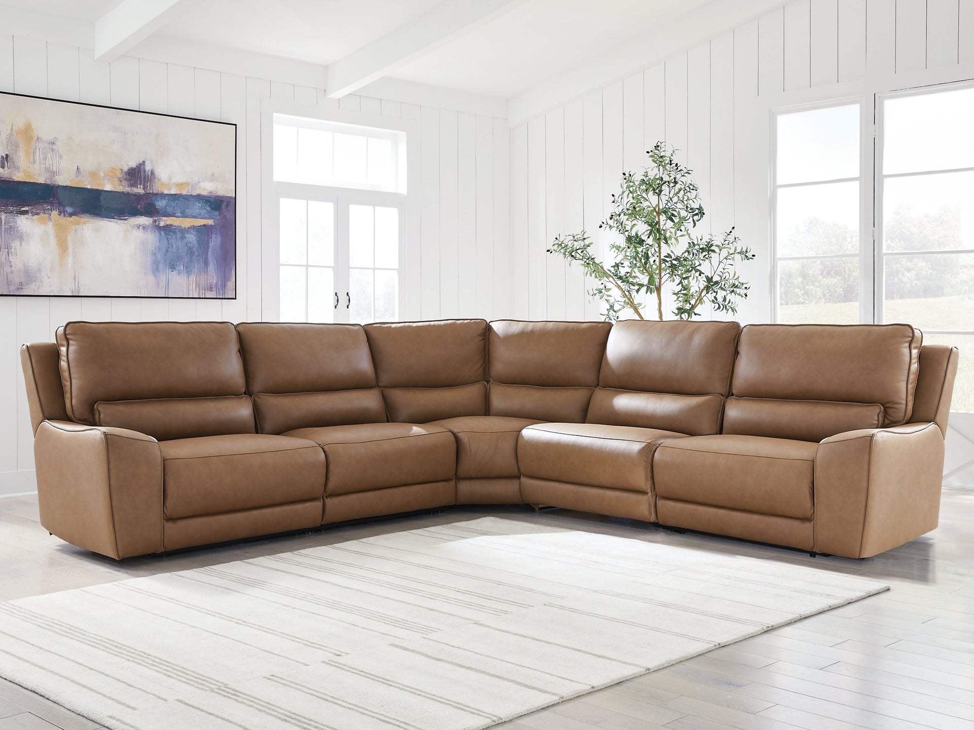 DeepWakes 5-Piece Power Reclining Sectional Signature Design by Ashley®