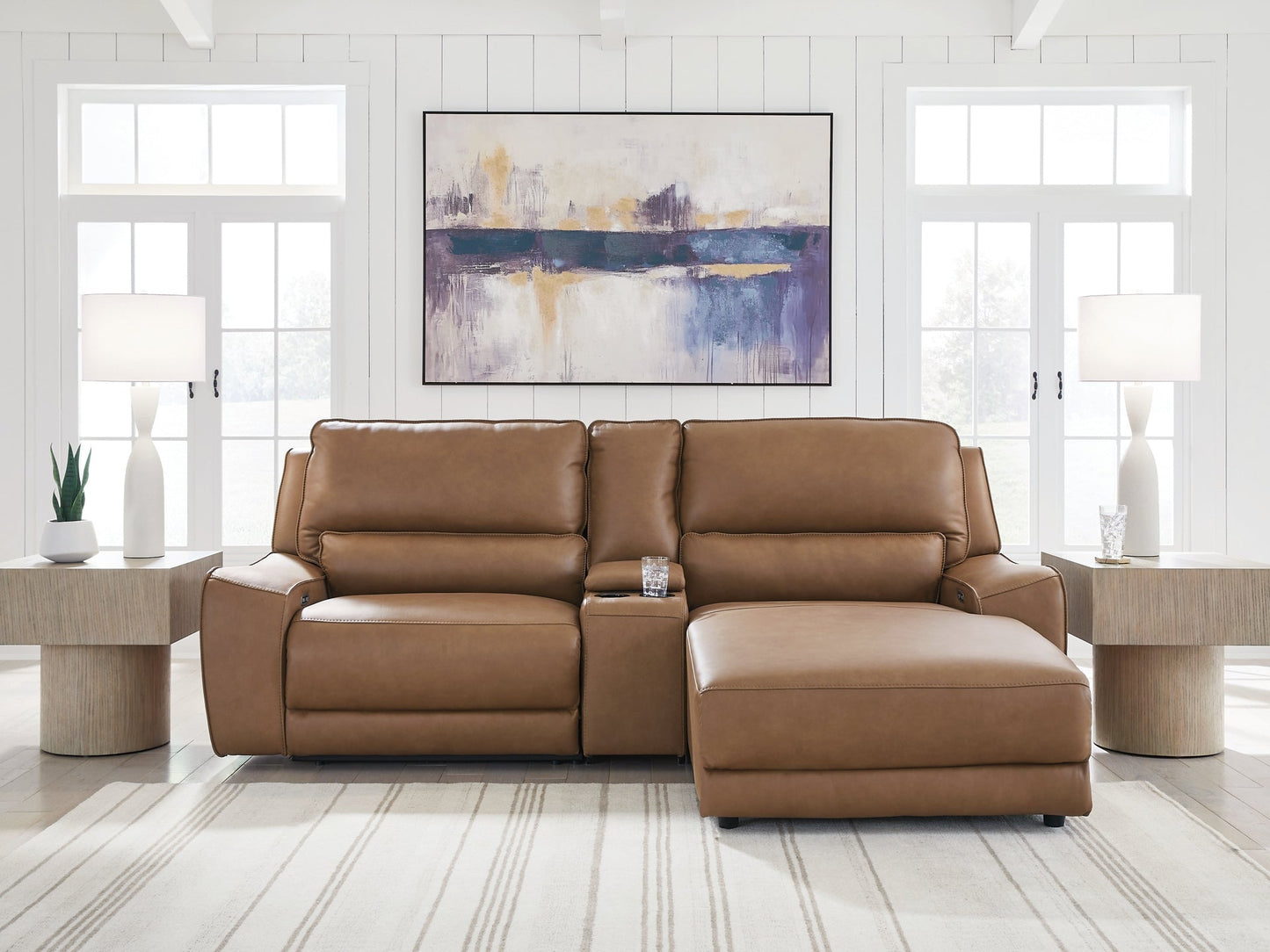 DeepWakes 3-Piece Power Reclining Sectional with Chaise Signature Design by Ashley®