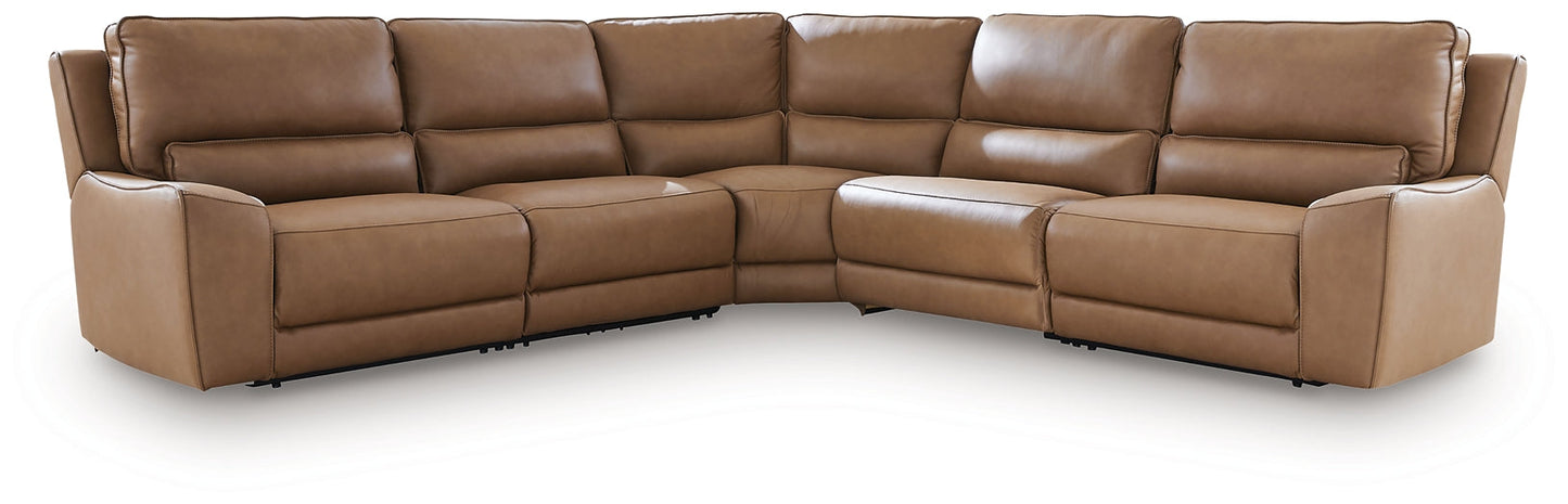 DeepWakes 5-Piece Power Reclining Sectional Signature Design by Ashley®
