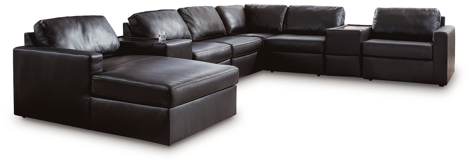ModMax II 8-Piece Sectional with Chaise and Storage Consoles Signature Design by Ashley®