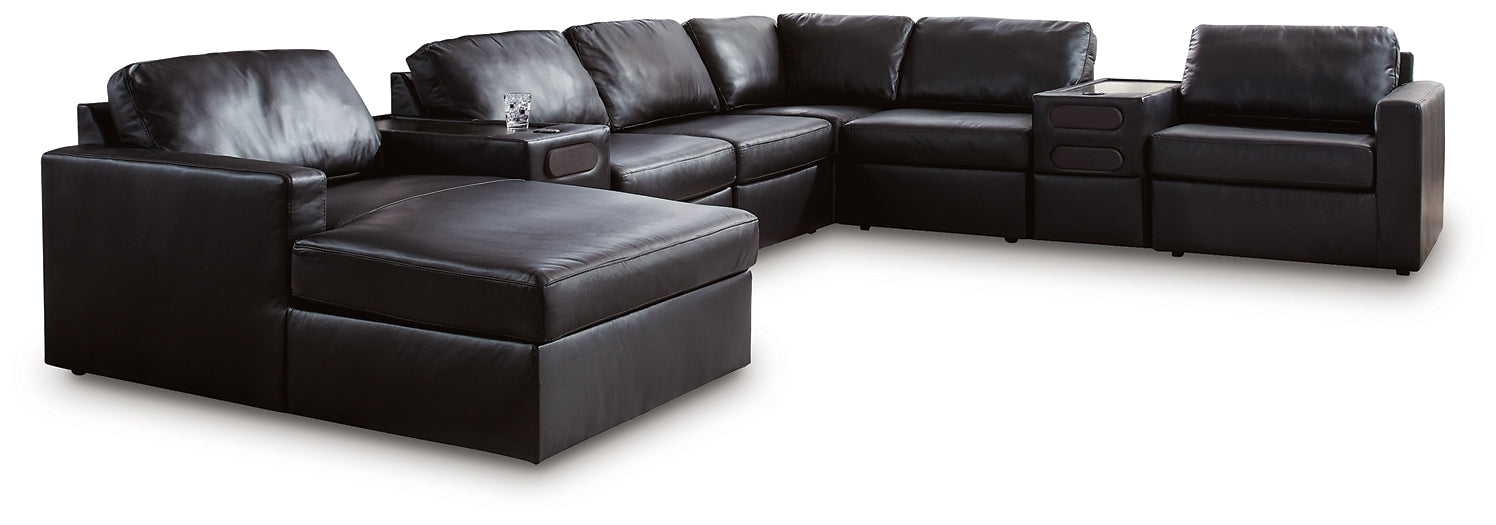 ModMax II 8-Piece Sectional with Chaise and Audio Consoles Signature Design by Ashley®