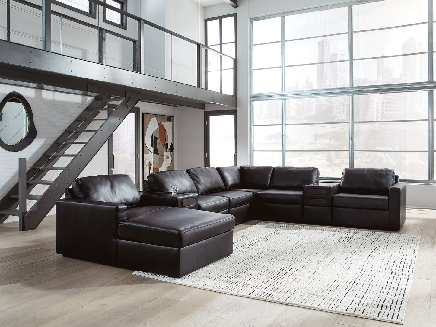 ModMax II 8-Piece Sectional with Chaise and Audio Consoles Signature Design by Ashley®