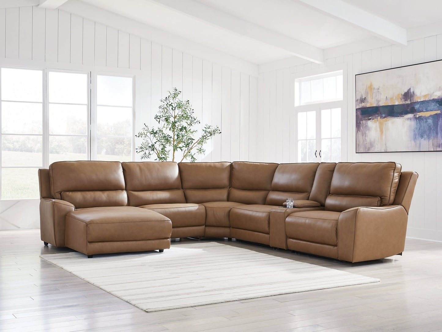DeepWakes 6-Piece Power Reclining Sectional with Chaise Signature Design by Ashley®