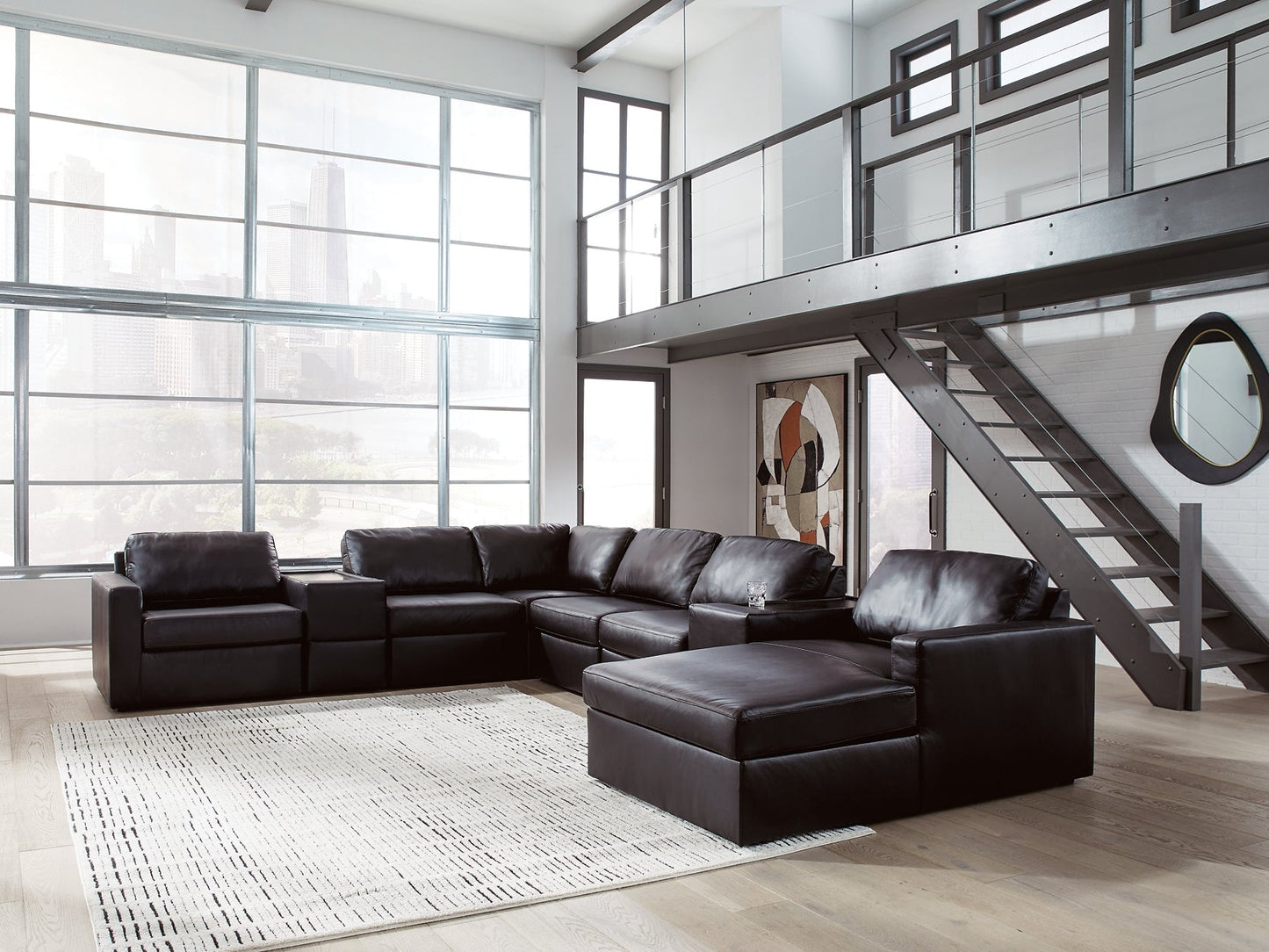 ModMax II 8-Piece Sectional with Chaise and Storage Consoles Signature Design by Ashley®