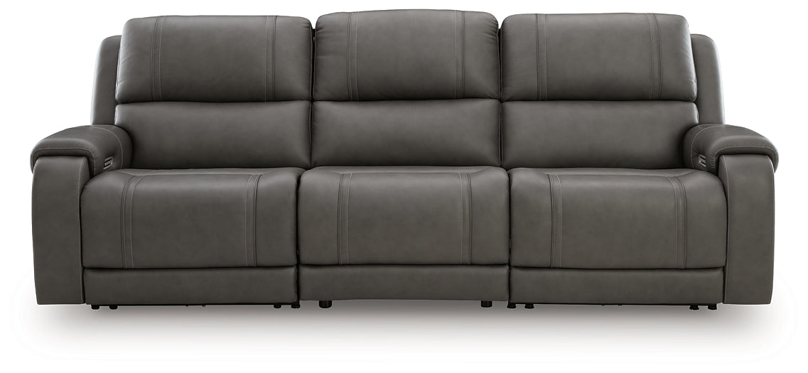 5Z - Pittson 3-Piece Power Sectional Reclining Sofa Signature Design by Ashley®