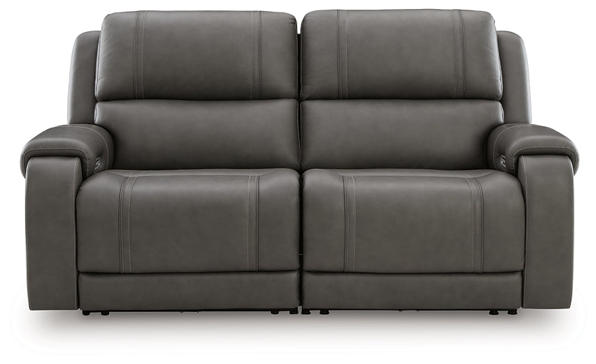 5Z - Pittson 2-Piece Power Reclining Sectional Loveseat Signature Design by Ashley®