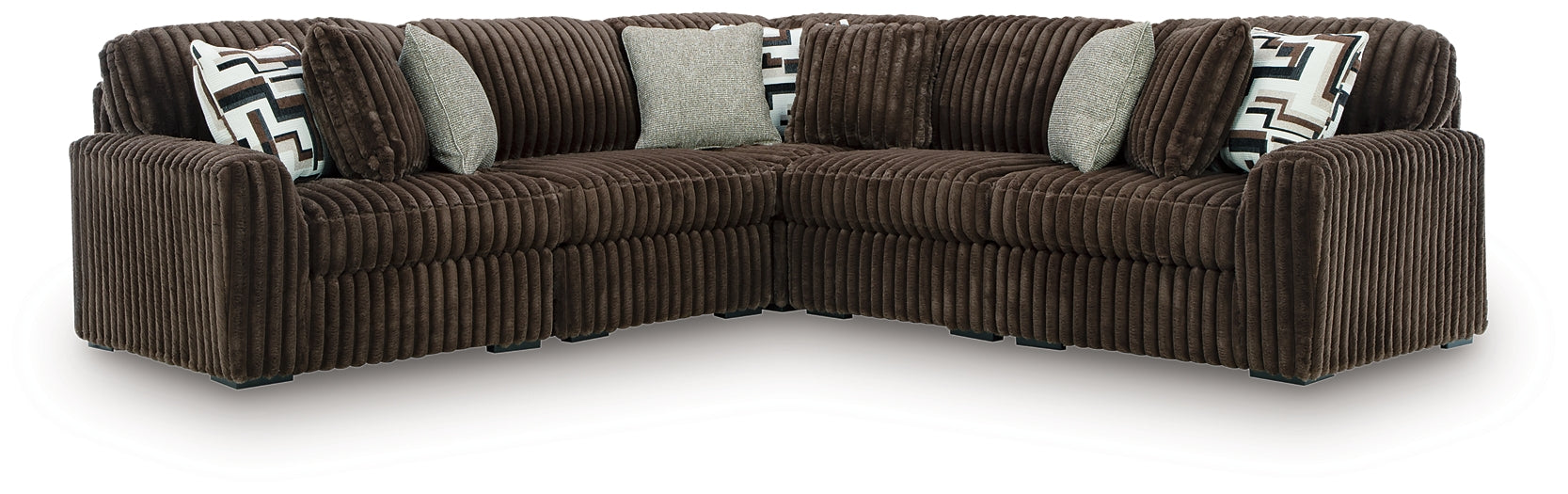 Midnight-Madness 5-Piece Sectional Signature Design by Ashley®