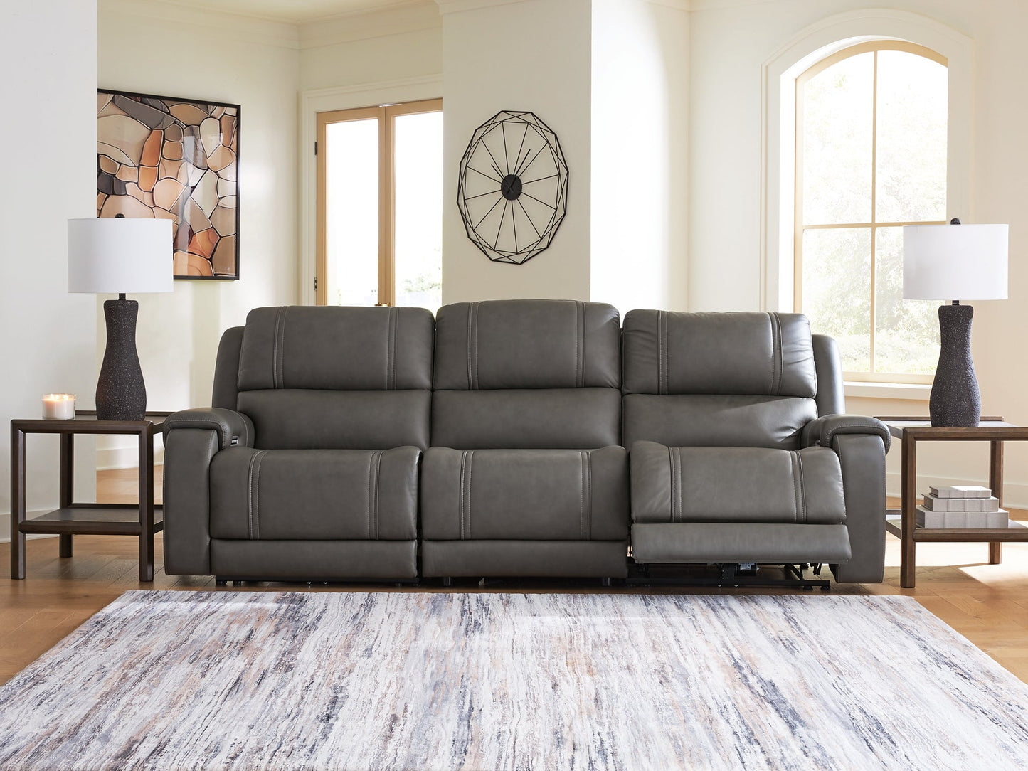5Z - Pittson 3-Piece Power Sectional Reclining Sofa Signature Design by Ashley®