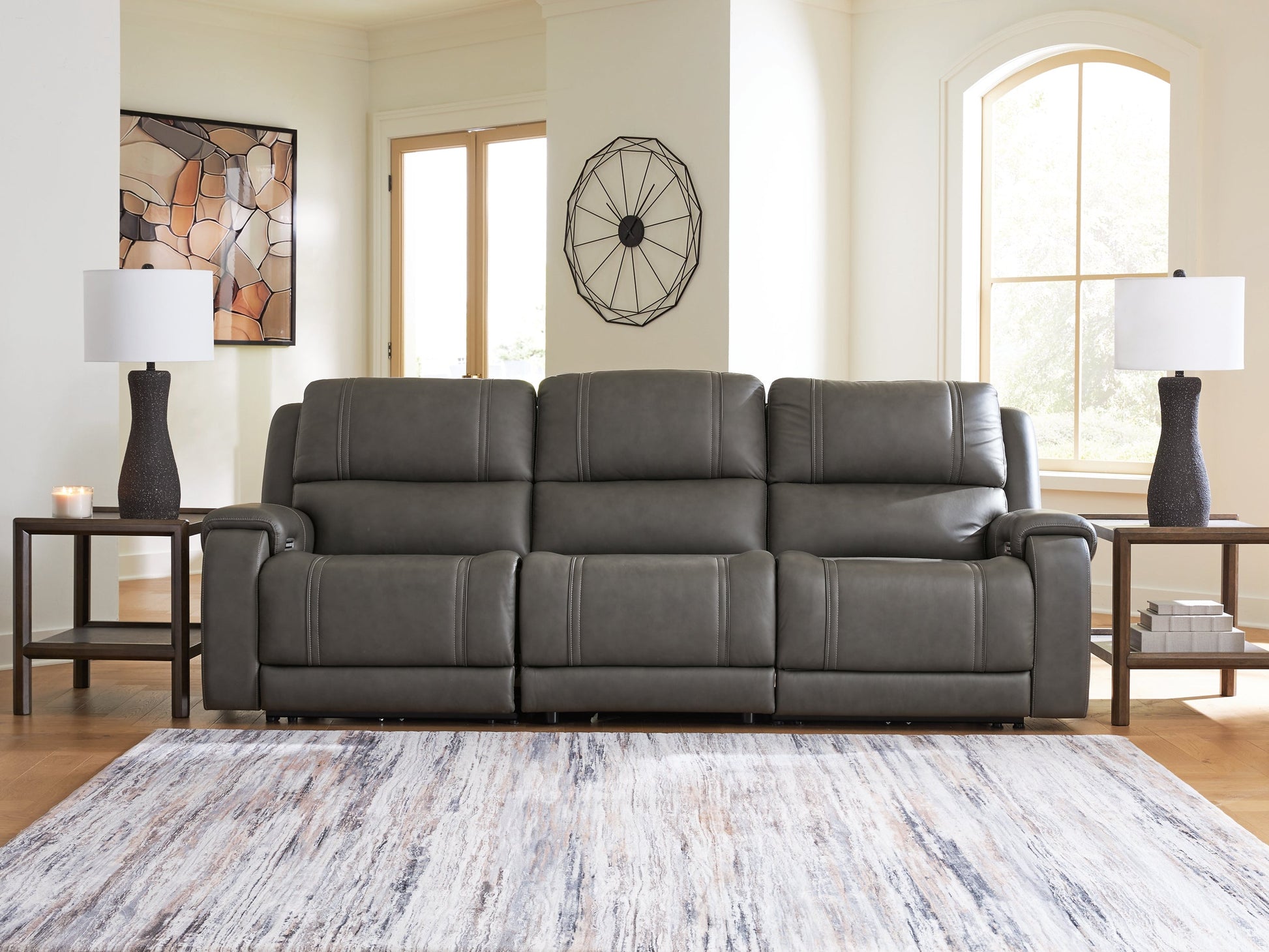 5Z - Pittson 3-Piece Power Sectional Reclining Sofa Signature Design by Ashley®