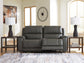 5Z - Pittson 2-Piece Power Reclining Sectional Loveseat Signature Design by Ashley®