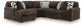 Midnight-Madness 5-Piece Sectional with Chaise Signature Design by Ashley®