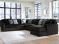 Midnight-Madness 6-Piece Sectional with Chaise Signature Design by Ashley®