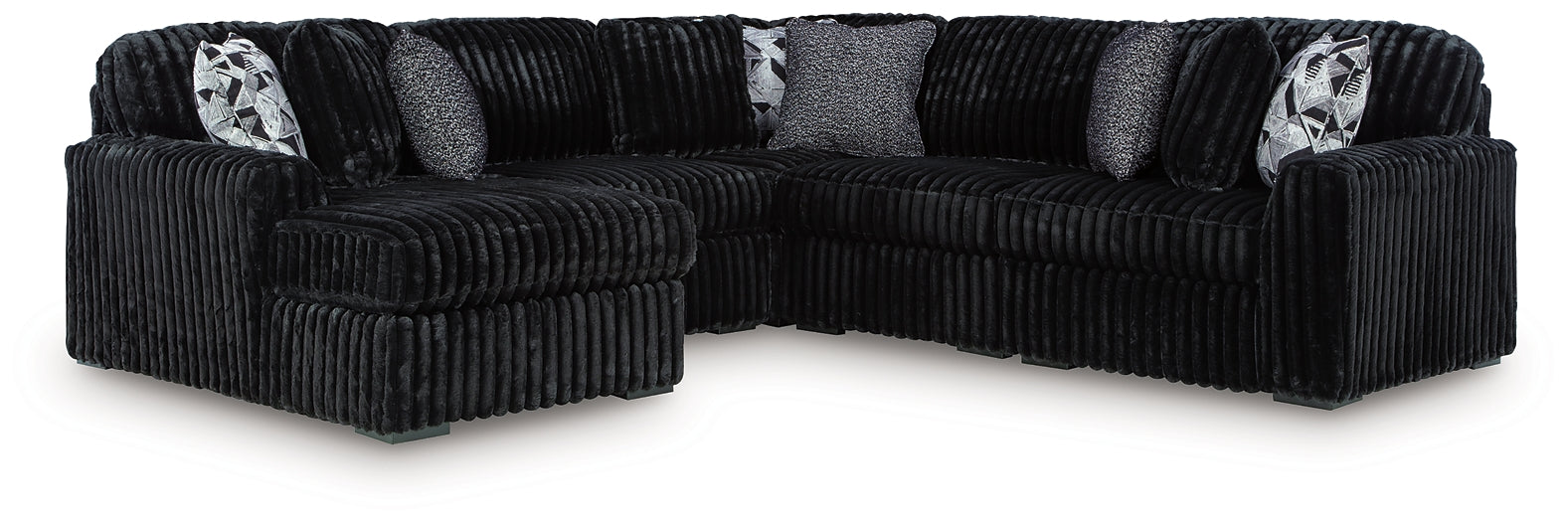 Midnight-Madness 6-Piece Sectional with Chaise Signature Design by Ashley®