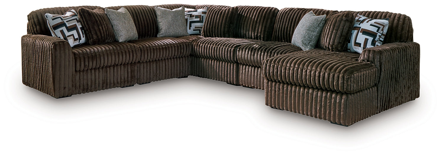 Midnight-Madness 6-Piece Sectional with Chaise Signature Design by Ashley®