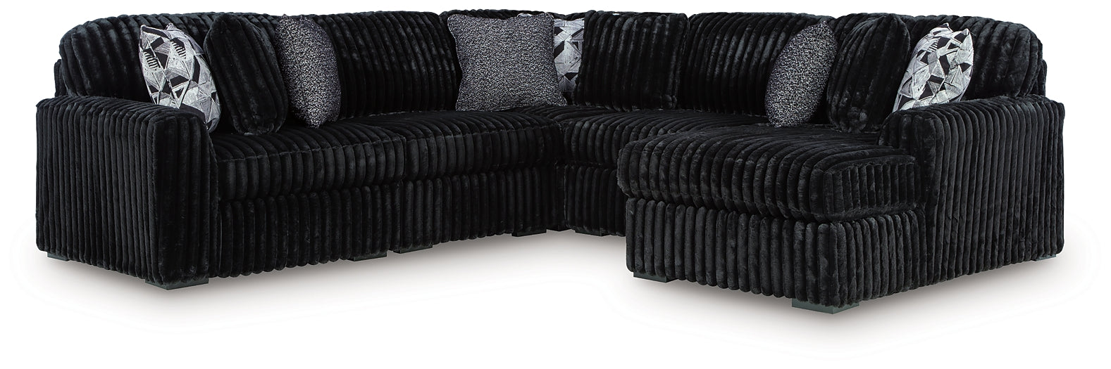 Midnight-Madness 6-Piece Sectional with Chaise Signature Design by Ashley®
