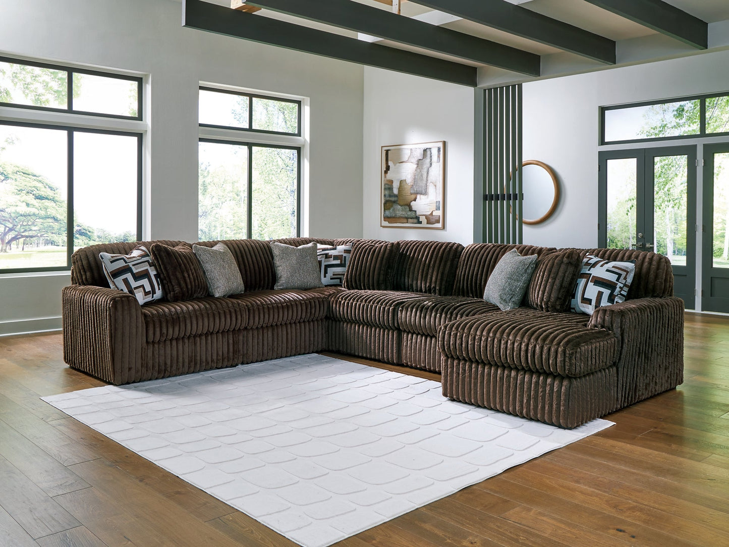 Midnight-Madness 6-Piece Sectional with Chaise Signature Design by Ashley®