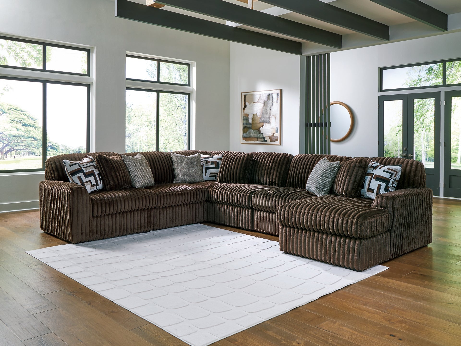 Midnight-Madness 6-Piece Sectional with Chaise Signature Design by Ashley®