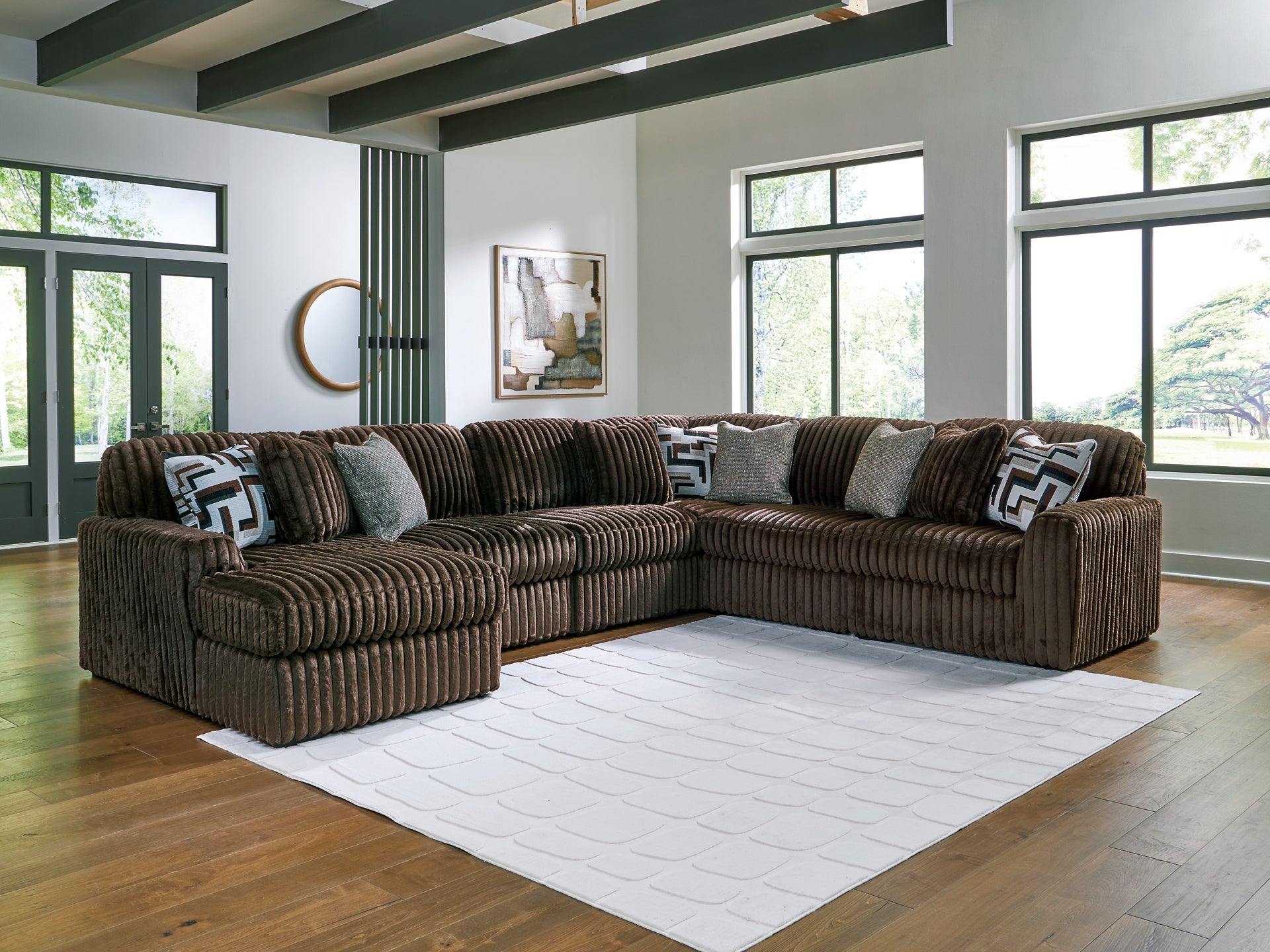 Midnight-Madness 6-Piece Sectional with Chaise Signature Design by Ashley®