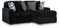 Midnight-Madness 2-Piece Sectional with Chaise Signature Design by Ashley®