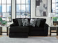 Midnight-Madness 2-Piece Sectional with Chaise Signature Design by Ashley®