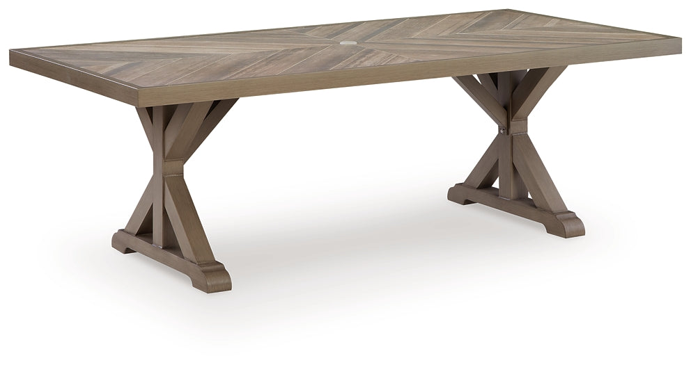 Laguna Heights RECT Dining Table w/UMB OPT Signature Design by Ashley®