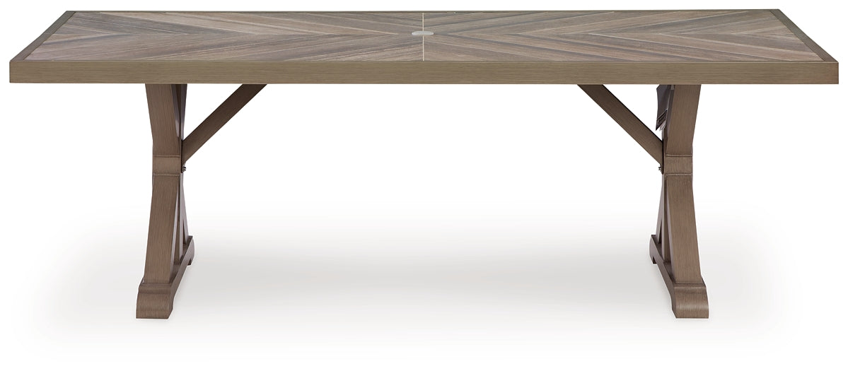Laguna Heights RECT Dining Table w/UMB OPT Signature Design by Ashley®