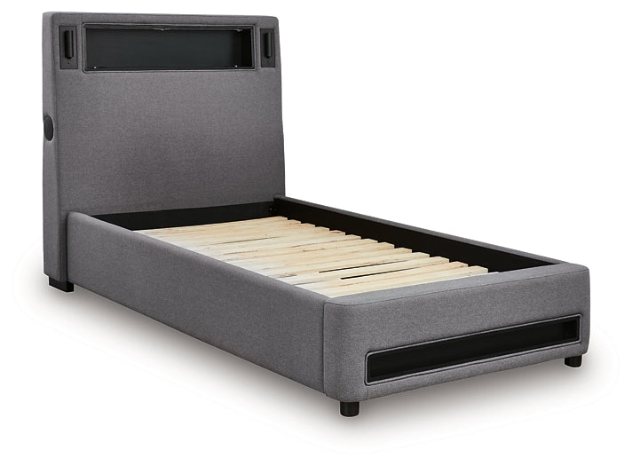 Verishaw Twin Upholstered Bed Signature Design by Ashley®