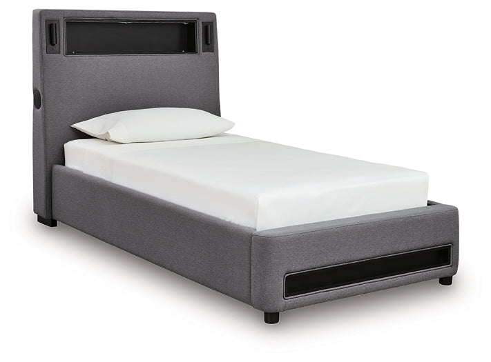 Verishaw Twin Upholstered Bed Signature Design by Ashley®