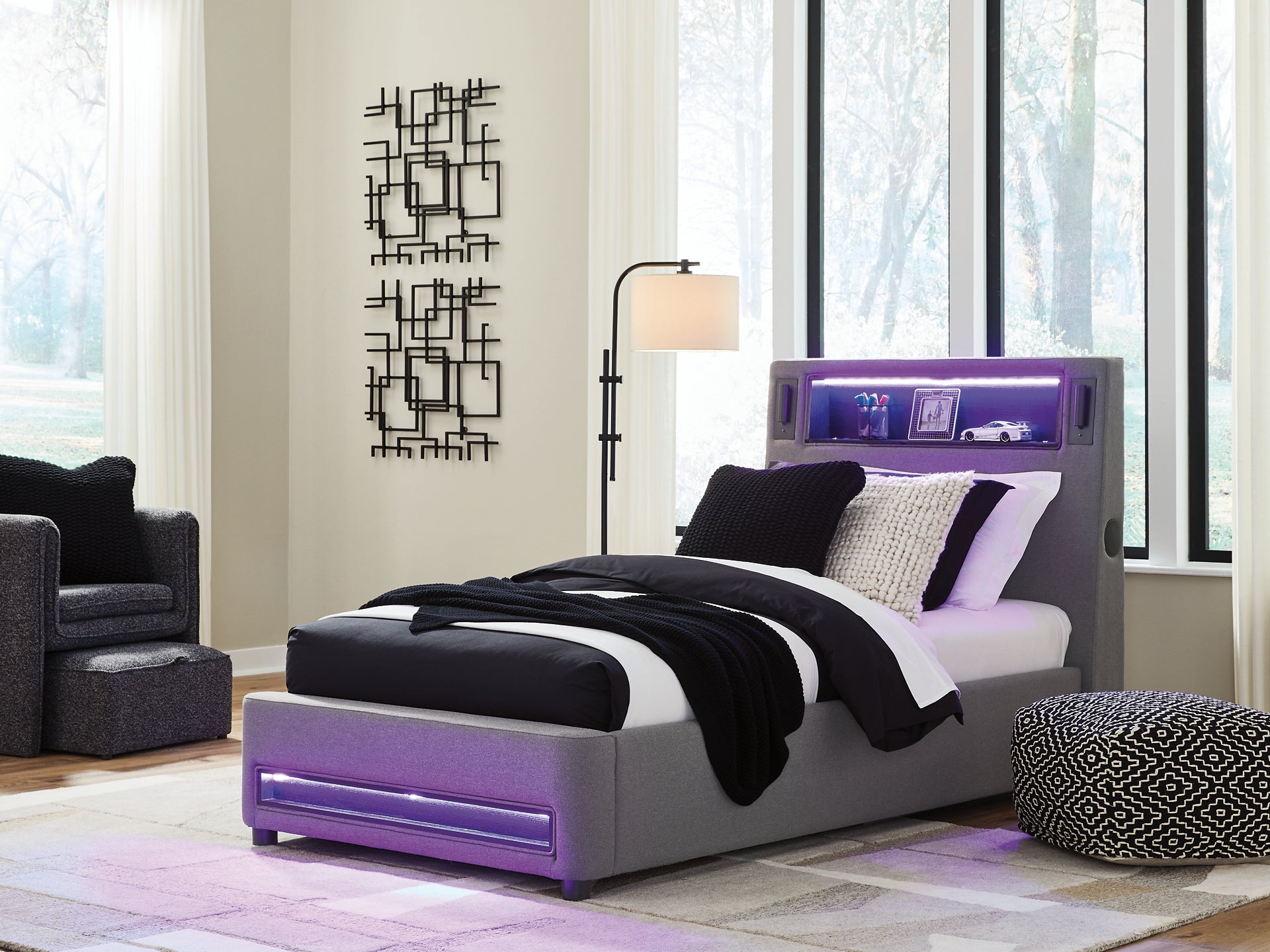 Verishaw Twin Upholstered Bed Signature Design by Ashley®