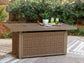 Laguna Heights Rectangular Fire Pit Table Signature Design by Ashley®