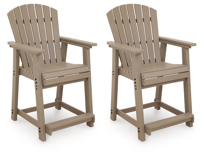 Seacliff Beach Barstool (2/CN) Signature Design by Ashley®