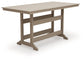 Seacliff Beach RECT COUNTER TABLE W/UMB OPT Signature Design by Ashley®