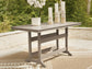 Seacliff Beach RECT COUNTER TABLE W/UMB OPT Signature Design by Ashley®