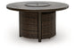 Monterey Point Round Fire Pit Table Signature Design by Ashley®
