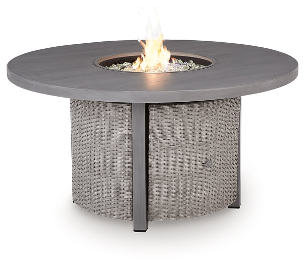 Half Moon Beach Round Fire Pit Table Signature Design by Ashley®