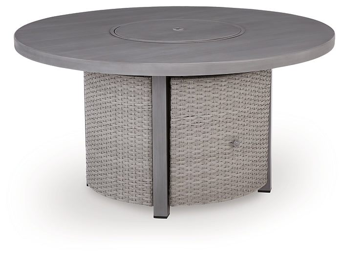 Half Moon Beach Round Fire Pit Table Signature Design by Ashley®