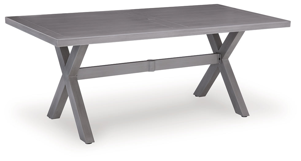 Half Moon Beach RECT Dining Table w/UMB OPT Signature Design by Ashley®