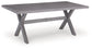 Half Moon Beach RECT Dining Table w/UMB OPT Signature Design by Ashley®