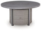 Half Moon Beach Round Fire Pit Table Signature Design by Ashley®