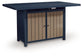 East Beach RECT Bar Table w/Fire Pit Signature Design by Ashley®
