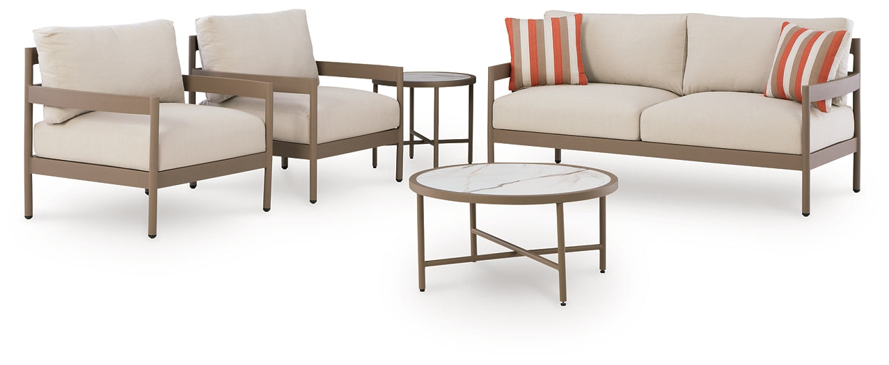 Bluff Trail Love/Chairs/Tables Set (5/CN) Signature Design by Ashley®