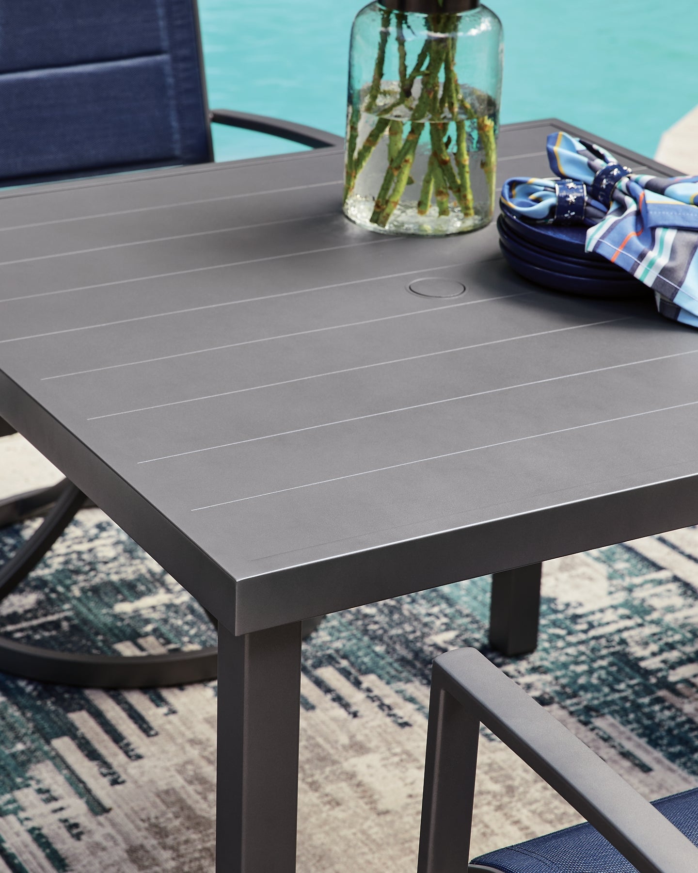 Rocky Creek Square Dining Table w/UMB OPT Signature Design by Ashley®