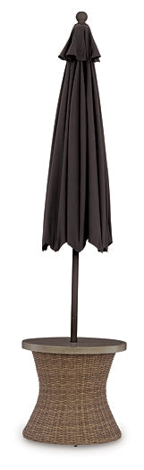 Laguna Heights Round End Table w/UMB OPT Signature Design by Ashley®