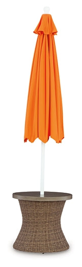 Laguna Heights Round End Table w/UMB OPT Signature Design by Ashley®