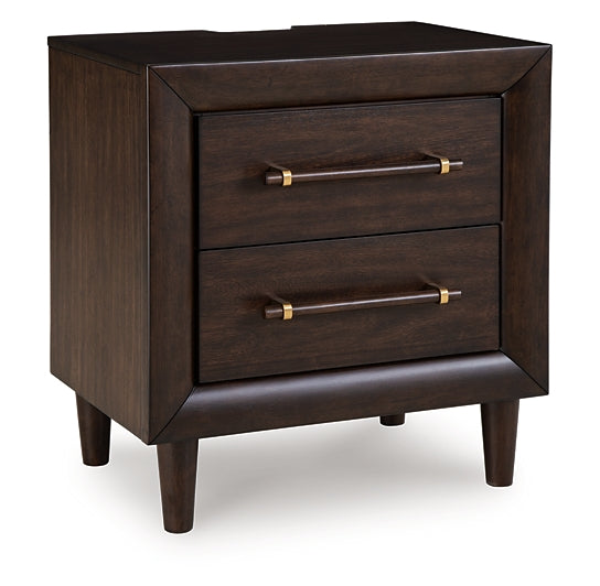 Dantenton Two Drawer Night Stand Benchcraft®