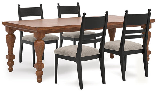Greddinton Dining Table and 4 Chairs Signature Design by Ashley®