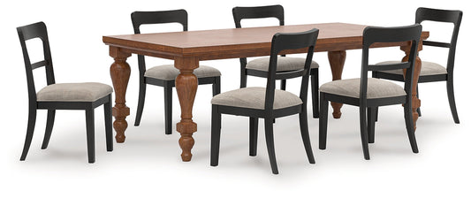 Greddinton Dining Table and 6 Chairs Signature Design by Ashley®
