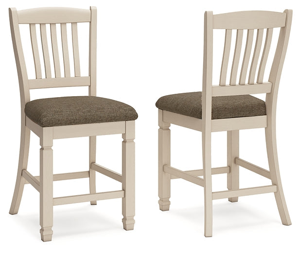 Bolanburg Upholstered Barstool (2/CN) Signature Design by Ashley®